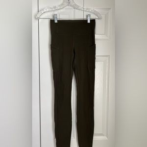 Lululemon army green legging
